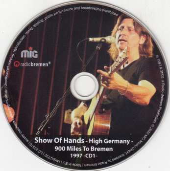 3CD Show Of Hands: High Germany - 900 Miles To Bremen 496493