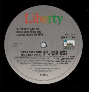 LP The Johnny Mann Singers: Great Band With Great Voices... Swing The Great Voices Of The Great Bands 533069