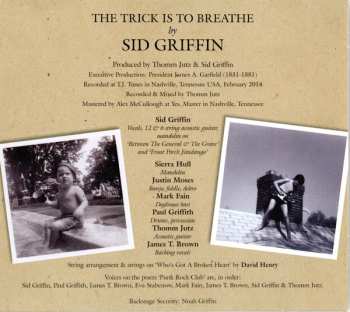 CD Sid Griffin: The Trick Is To Breathe 312779