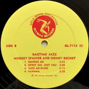 LP Sidney Bechet: Ragtime Jazz 609793