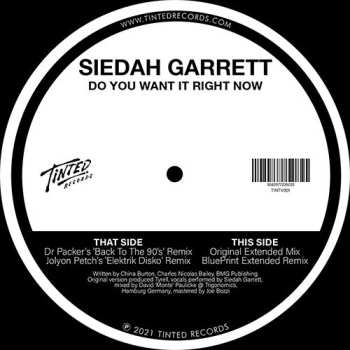 LP Siedah Garrett: Do You Want It Right Now (2021 Remixes) 103366