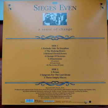 LP Sieges Even: A Sense Of Change 647379