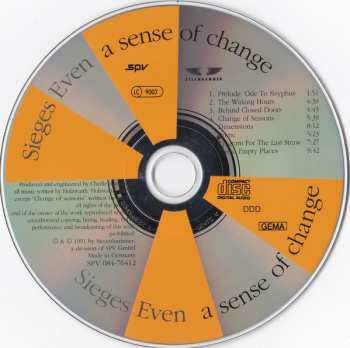 CD Sieges Even: A Sense Of Change 619186