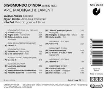 CD Sigismondo D'India: Arie, Madrigali & Lamenti 594148