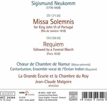 2CD Choeur de Chambre de Namur: Missa Solemnis; Requiem 318709