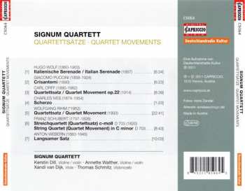 CD Signum Quartett: Quartet Movements 312049