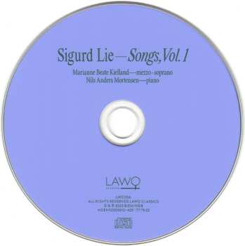 CD Sigurd Lie: Songs, Vol. 1 DIGI 615522