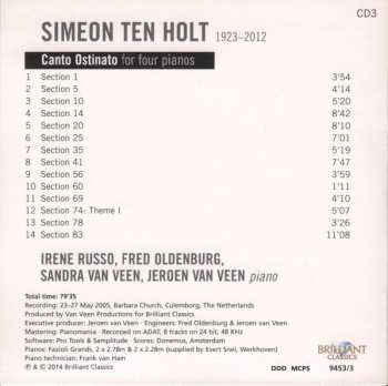 12CD/Box Set Simeon ten Holt: Canto Ostinato XL 113999