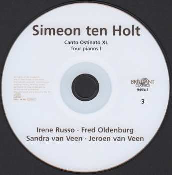 12CD/Box Set Simeon ten Holt: Canto Ostinato XL 113999