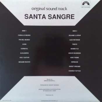 LP Simon Boswell: Santa Sangre (Original Soundtrack) 607377