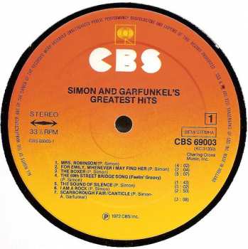 LP Simon & Garfunkel: Simon And Garfunkel's Greatest Hits 110566