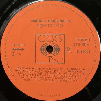 LP Simon & Garfunkel: Simon And Garfunkel's Greatest Hits 603226