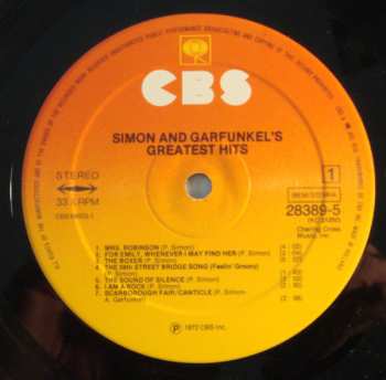 LP Simon & Garfunkel: Simon And Garfunkel's Greatest Hits 630109