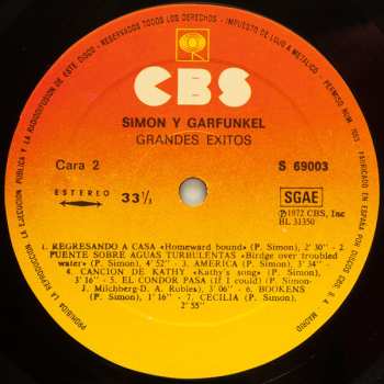 LP Simon & Garfunkel: Simon And Garfunkel's Greatest Hits 632311