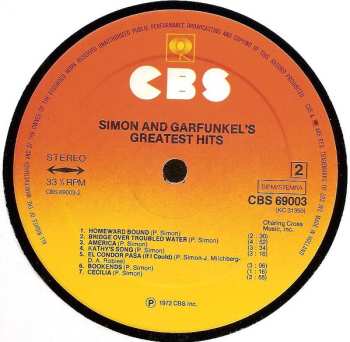 LP Simon & Garfunkel: Simon And Garfunkel's Greatest Hits 649038