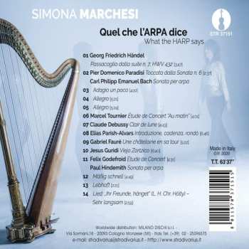 CD Simona Marchesi: Quel Che L'Arpa Dice (What The Harp Says) 279279