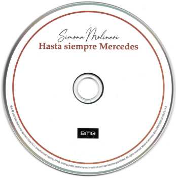 CD Simona Molinari: Hasta Siempre Mercedes  625283