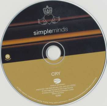 CD Simple Minds: Cry 550513