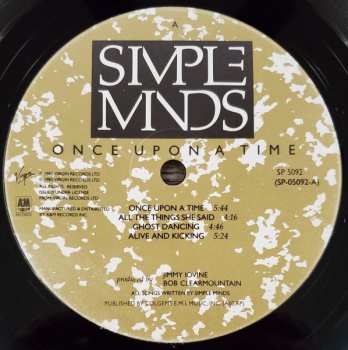 LP Simple Minds: Once Upon A Time CLR 653378