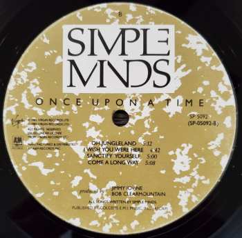 LP Simple Minds: Once Upon A Time CLR 653378