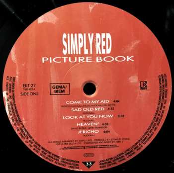 LP Simply Red: Picture Book 654039