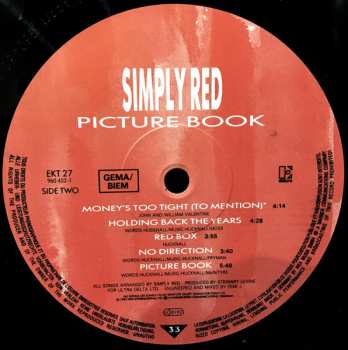 LP Simply Red: Picture Book 654039