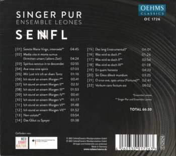 CD Singer Pur: Senfl 564450