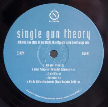 LP Single Gun Theory:  Millions, Like Stars In My Hands, Daggers In My Heart, Wage War  LTD 589731