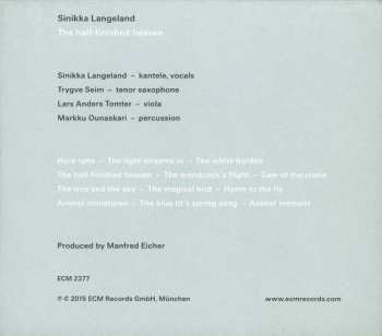 CD Sinikka Langeland: The Half-finished Heaven 437700