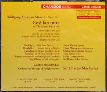 3CD/Box Set Wolfgang Amadeus Mozart: Così 401542