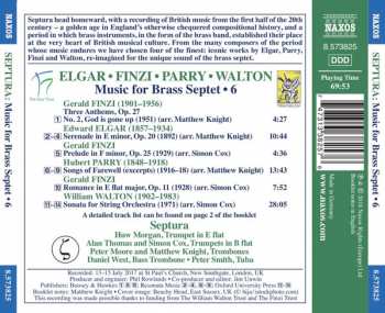 CD Sir Edward Elgar: Music For Brass Septet • 6 336585