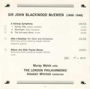 CD Sir John Blackwood McEwen: A Solway Symphony 560521