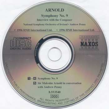 CD Malcolm Arnold: Symphony No. 9 570110