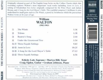 CD Sir William Walton: Anon In Love  • Façade Settings • A Song For The Lord Mayor's Table 282762