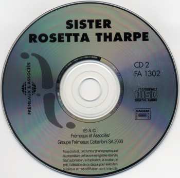 2CD Sister Rosetta Tharpe: Complete Sister Rosetta Tharpe Vol. 2: 1943-1947 544779