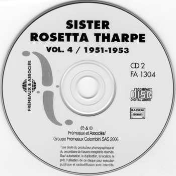 2CD Sister Rosetta Tharpe: Complete Sister Rosetta Tharpe Vol. 4: 1951-1953 554169