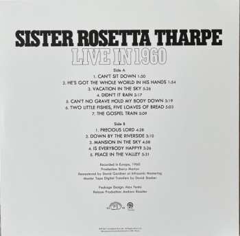 LP Sister Rosetta Tharpe: Live In 1960 CLR 577193