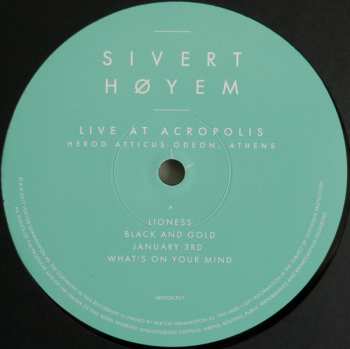 2LP Sivert Høyem: Live At Acropolis (Herod Atticus Odeon, Athens) 577938