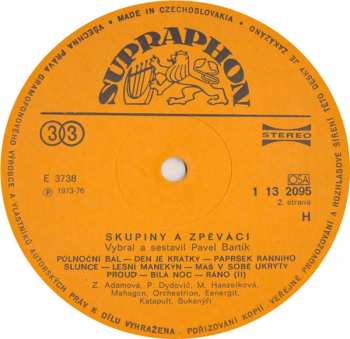 LP Various: Skupiny A Zpěváci 42926