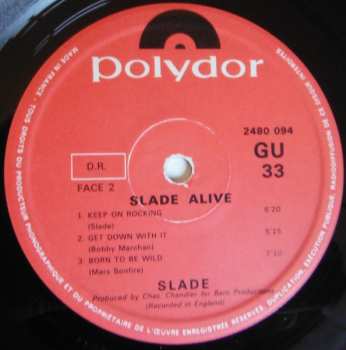 LP Slade: Slade Alive! 603243