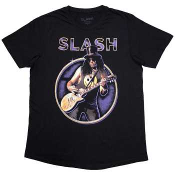 Merch Slash: Slash Unisex T-shirt: Purple Circle (x-large) XL