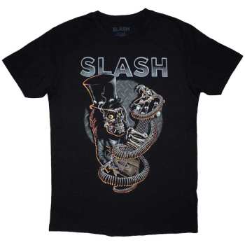 Merch Slash: Slash Unisex T-shirt: Skull Guitar Snake (medium) M