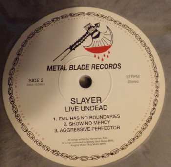 LP Slayer: Live Undead CLR 616014