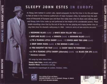 CD Sleepy John Estes: In Europe 558210