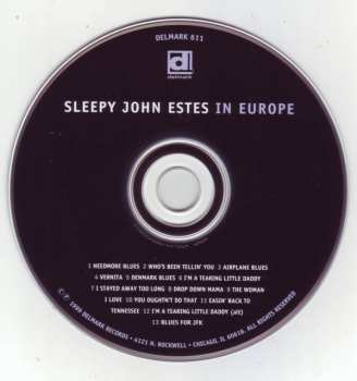 CD Sleepy John Estes: In Europe 558210