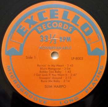 LP Slim Harpo: Sings "Raining In My Heart..." 566949