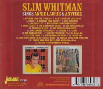 CD Slim Whitman: Sings Annie Laurie & Anytime 615998