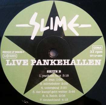 2LP Slime: Live - Pankehallen 21.1.1984 78221