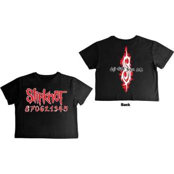 Merch Slipknot: Slipknot Ladies Crop Top: Don't Ever Judge Me (back Print) (x-large) XL