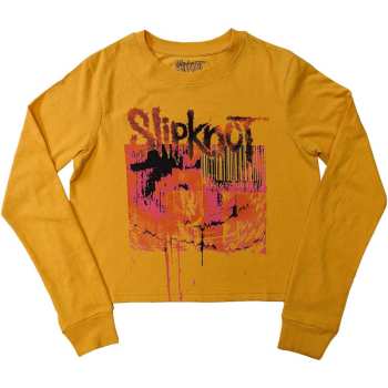 Merch Slipknot: Dámské Long Sleeve Crop Top The End So Far Barcode